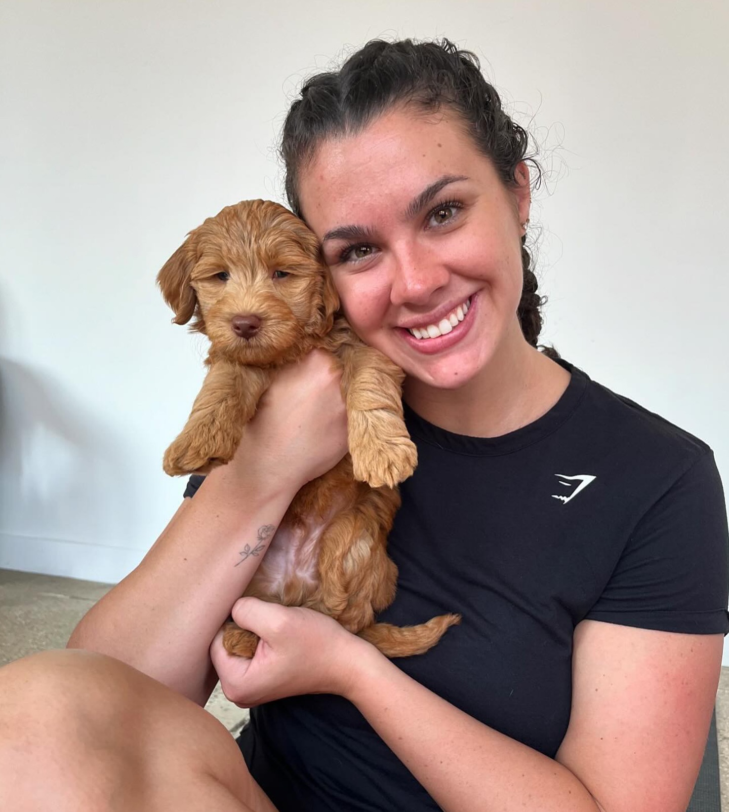 Puppy therapy event photo