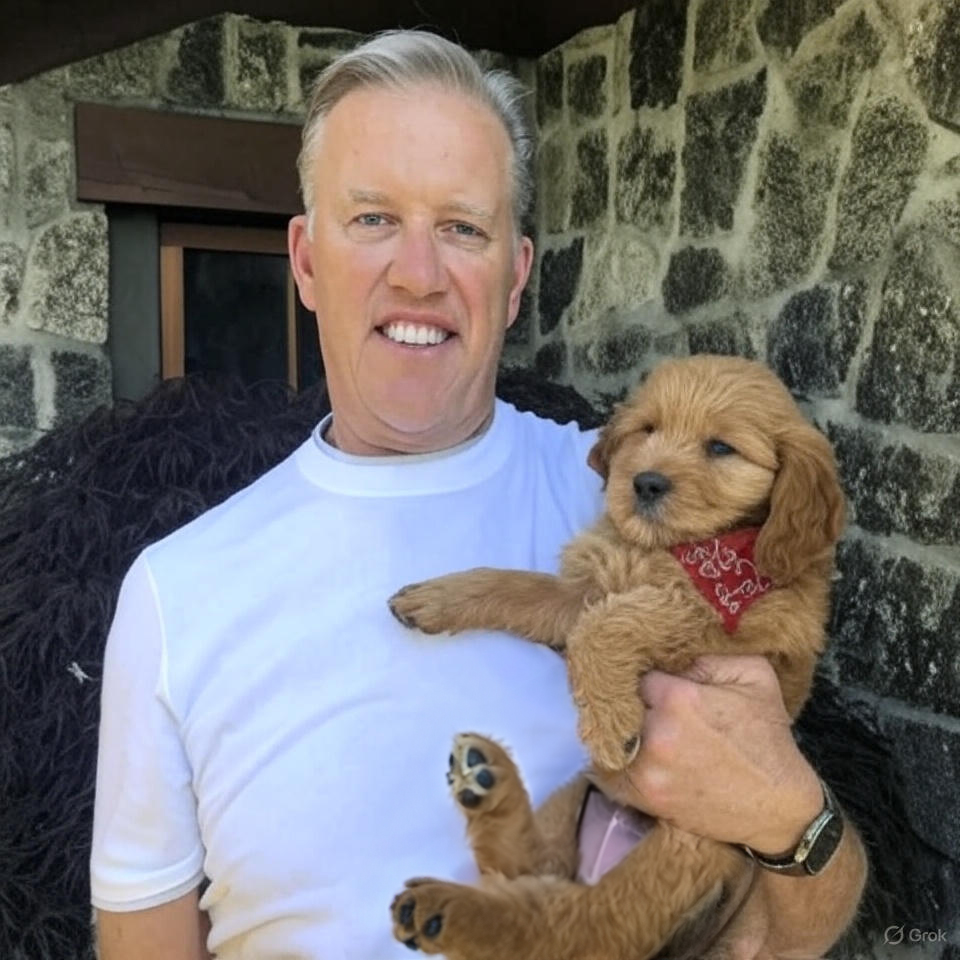 Puppy therapy session